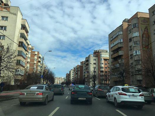 Protest inedit la Cluj: șoferii circula cu 10 km la oră | VIDEO