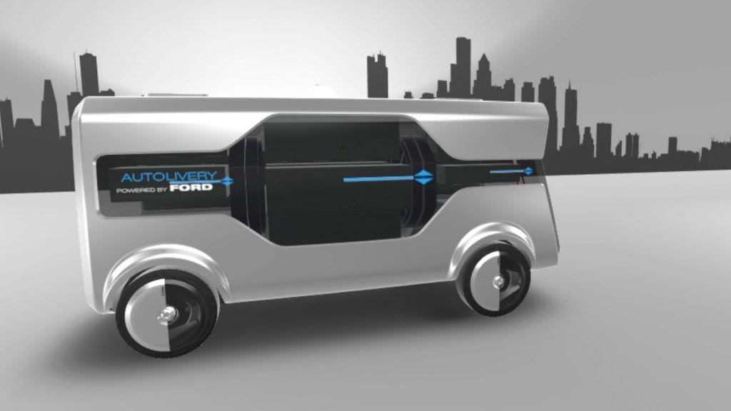 Ford a expus conceptul autonom Autolivery în cadrul Mobile World Congress Barcelona