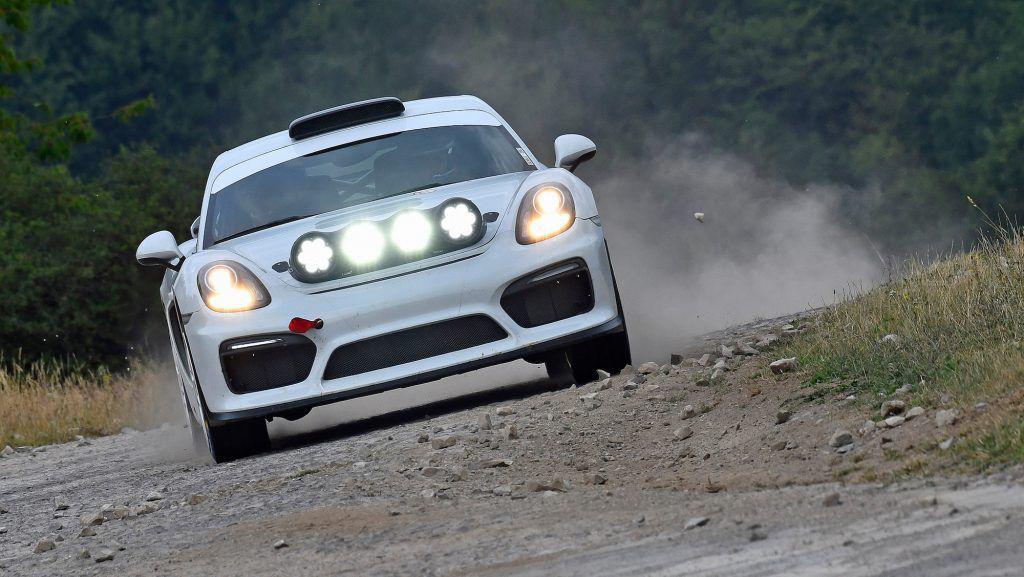 Porsche Cayman GT4 Clubsport Rallye Concept deschide Raliul Germaniei