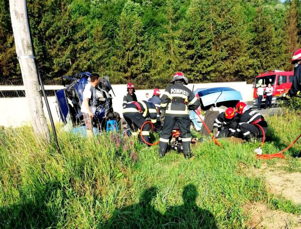 Accident teribil în Vrancea. A fost activat Planul Roșu (Video)