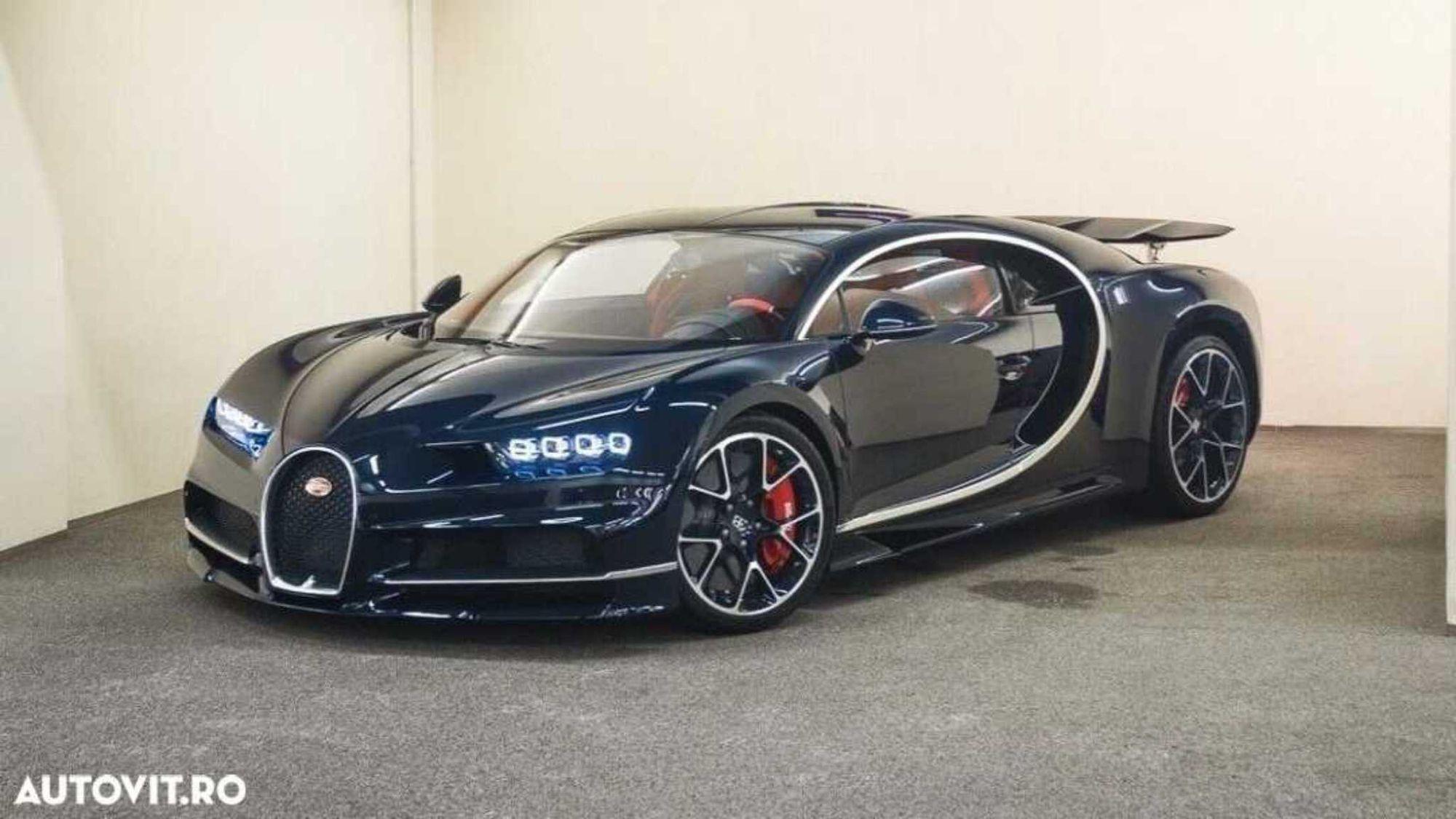 Ofertă second-hand în România: Bugatti Chiron. Atenție, prețul nu este mic!