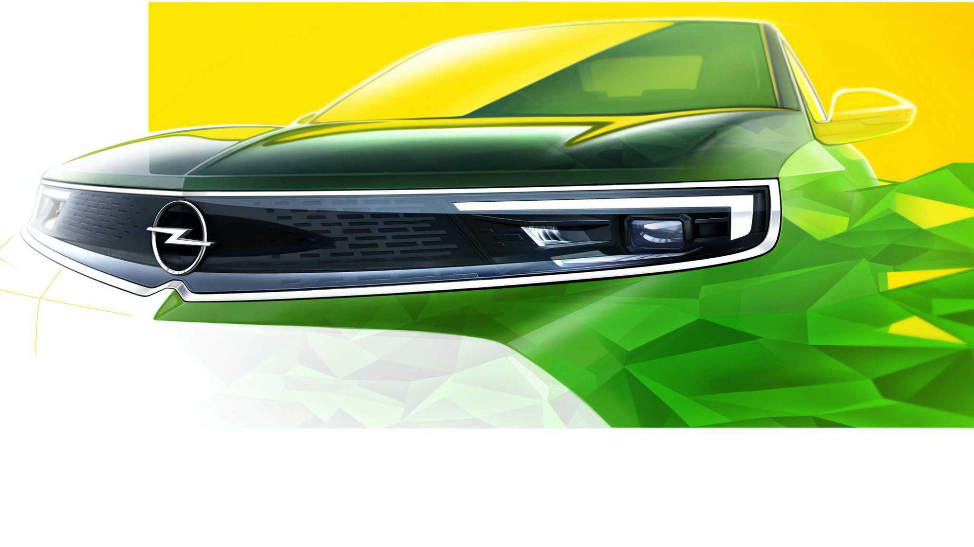 Aceasta este „fața” viitoarelor modele Opel. Pe ce model o vom vedea pentru prima dată