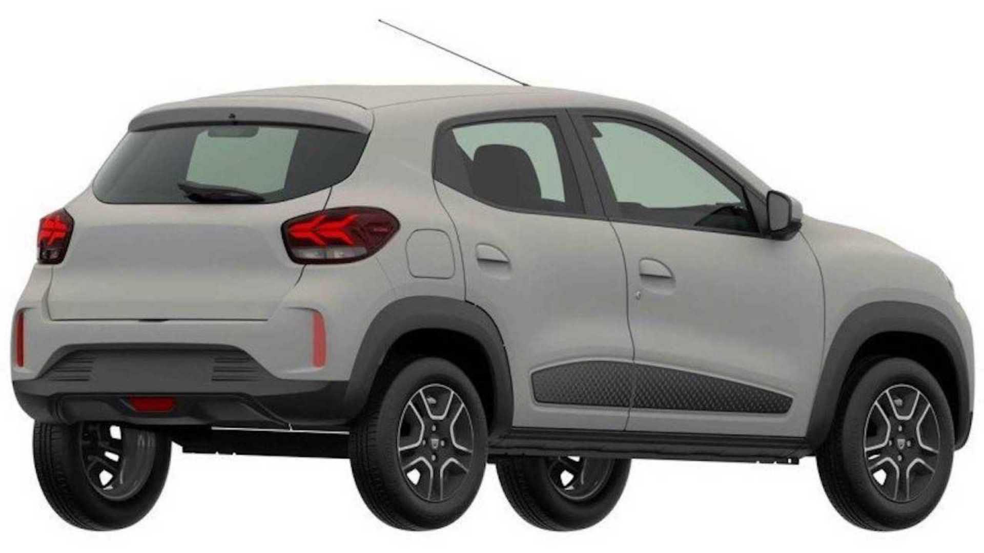 Prima Dacia electrică, Spring, apare într-un set de ...