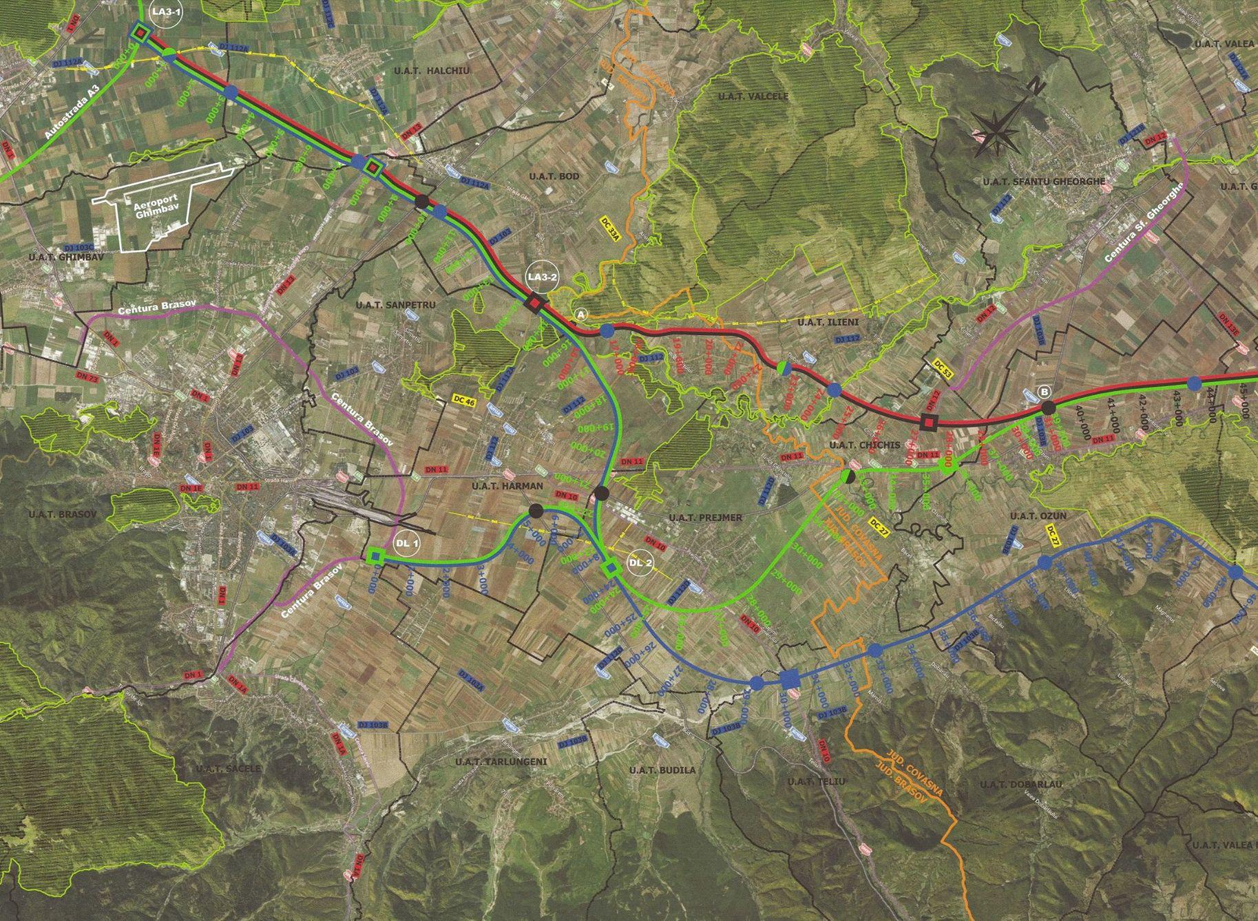 Autostrada Brașov – Bacău: au fost prezentate alternativele de traseu pentru cei 165 de km