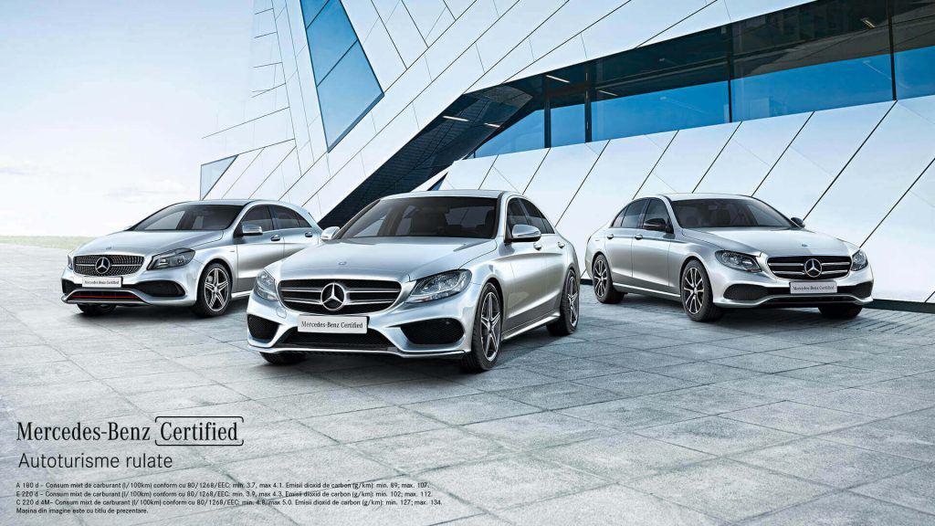 Se relansează programul Mercedes-Benz Certified, dedicat autoturismelor rulate certificate cu un pachet de 12 beneficii.