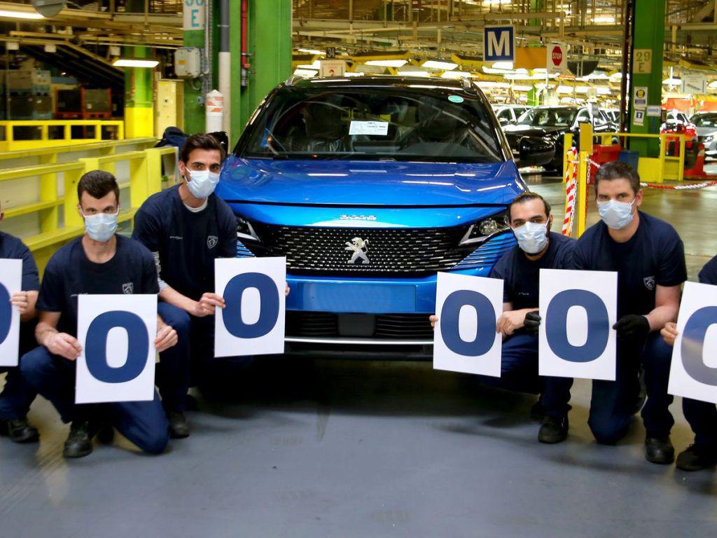 De-a lungul celor cinci ani de la lansare, din seria SUV-urilor Peugeot 3008 au fost produse un million de exemplare.