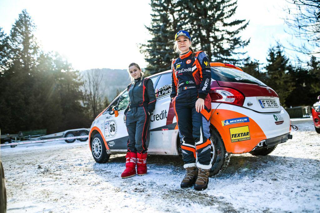 Început excelent de sezon pentru pilotul Cristiana Oprea, locul 8 general pe zăpadă, la Romania Historic Winter Rally